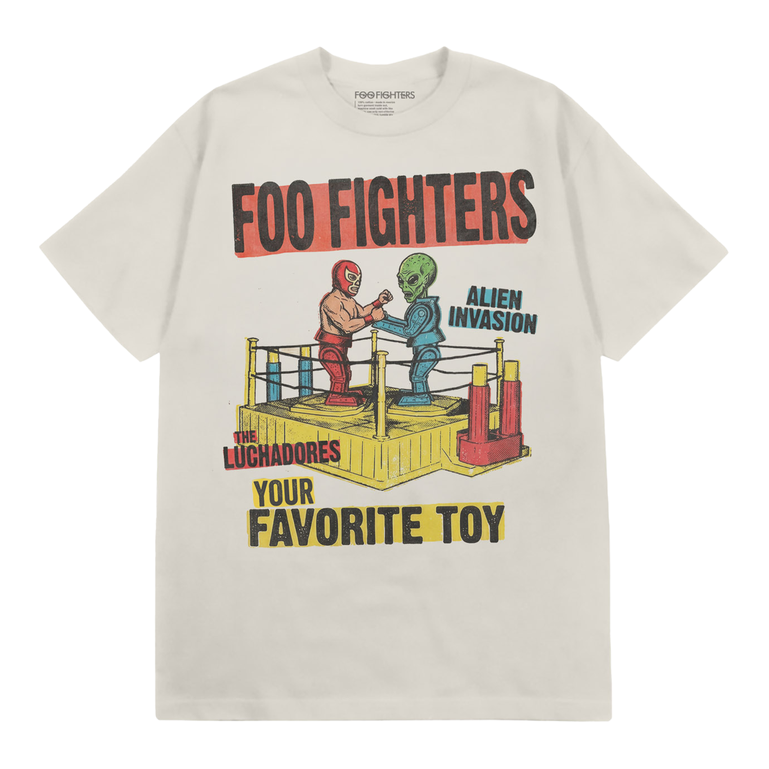 Foo Fighters - Your Favorite Toy Alien v Lucha Tee – Foo Fighters