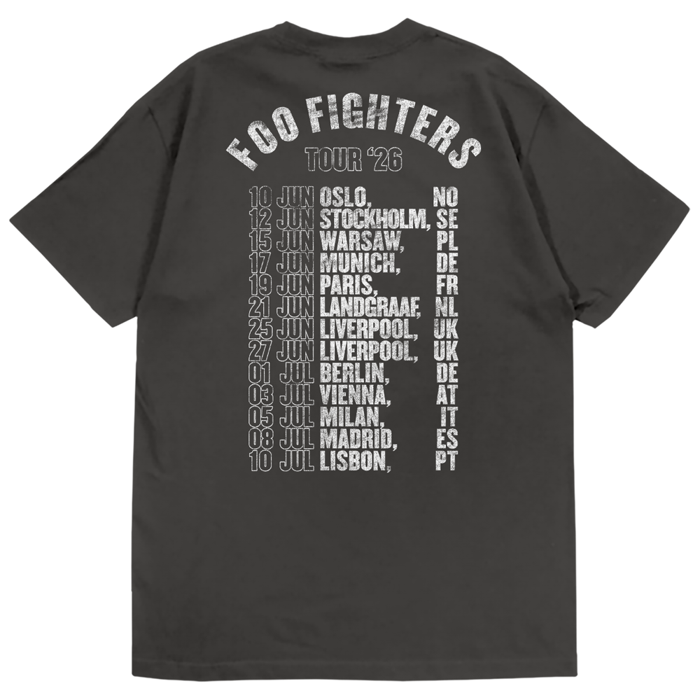 Rock N Roll Skeleton 2026 Tour Tee