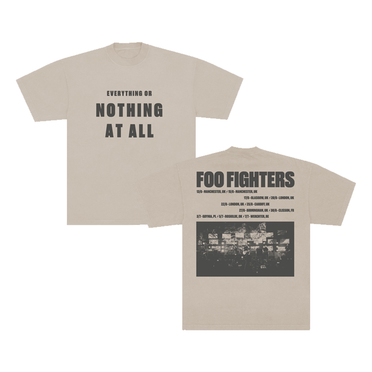 Foo fighters tour t shirts hotsell