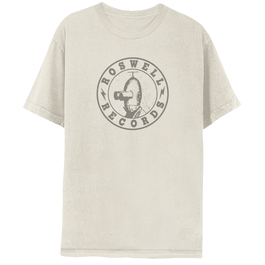 Roswell Records Tee (Natural)-Foo Fighters UK Store