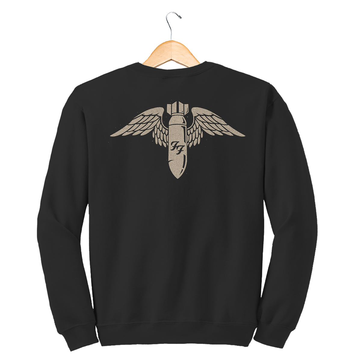 Winged Bomb Crewneck Sweatshirt-Foo Fighters UK Store
