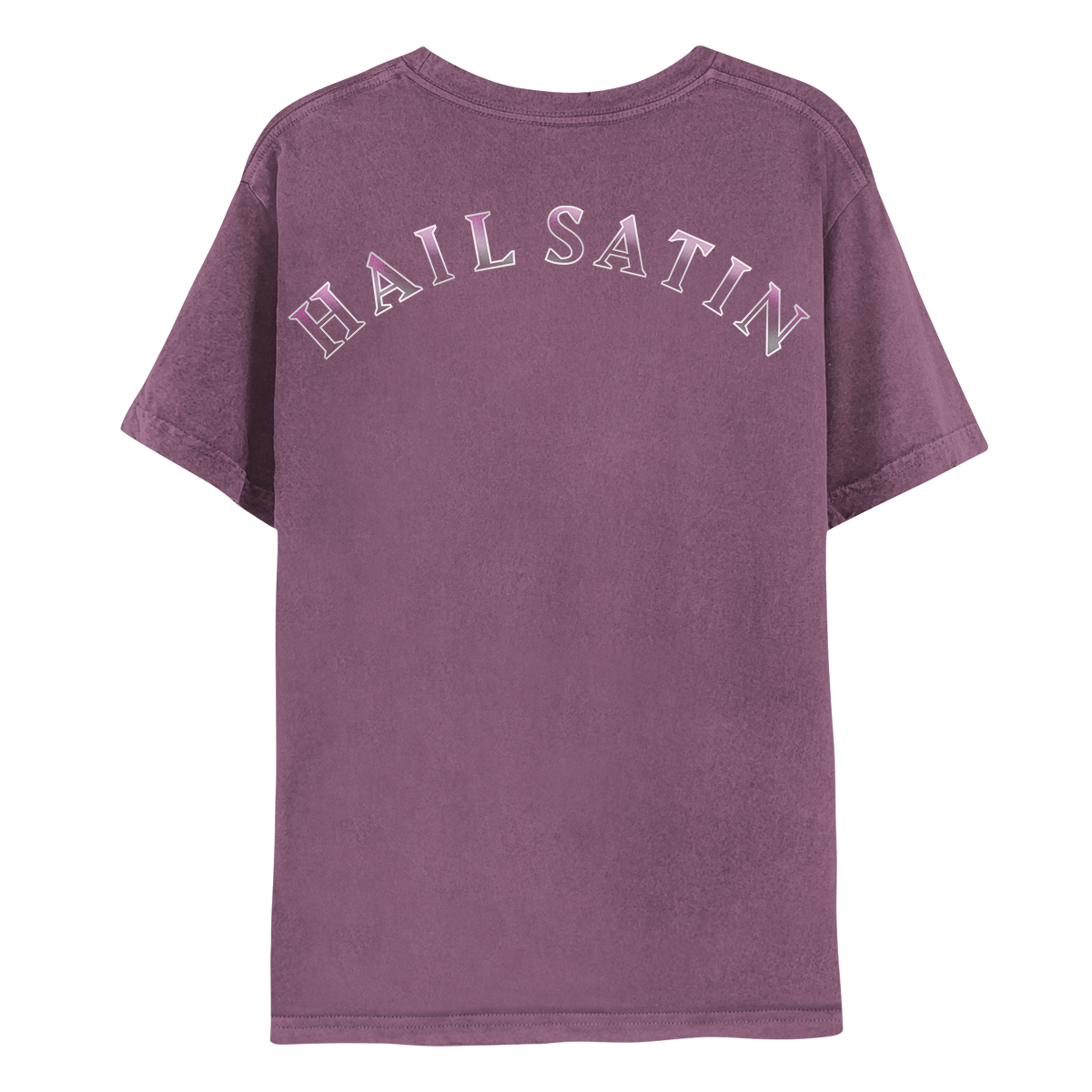 Dee Gees Hail Satin Tee - Plum-Foo Fighters UK Store