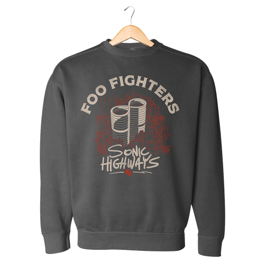 Sonic Highways Crewneck Sweatshirt-Foo Fighters UK Store