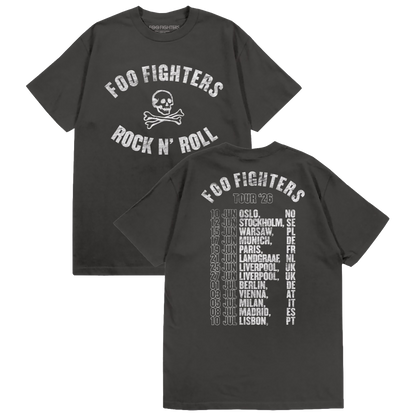 Rock N Roll Skeleton 2026 Tour Tee