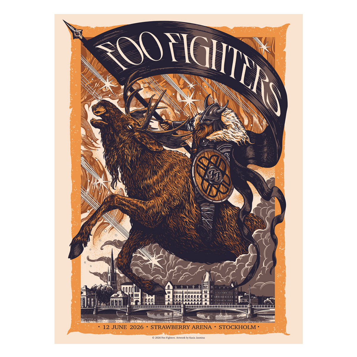 Stockholm 12th June Event Poster - Regular Print
