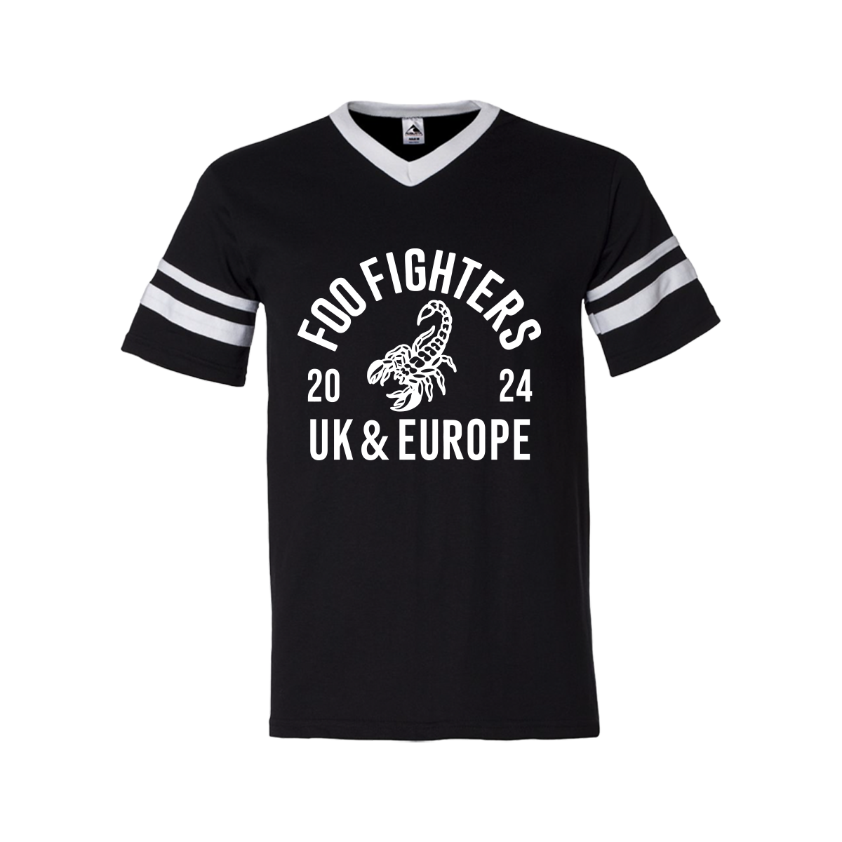 Foo Fighters 2024 UK Tour Tee Smear Foo Fighters UK Store