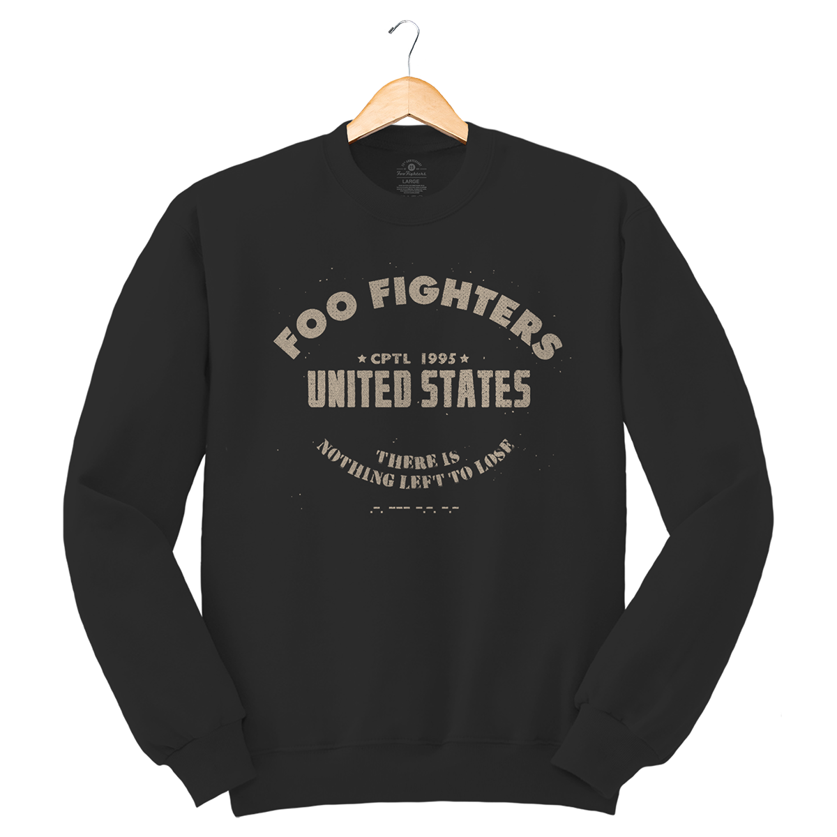 Winged Bomb Crewneck Sweatshirt-Foo Fighters UK Store