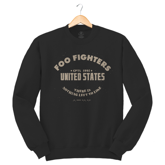 Winged Bomb Crewneck Sweatshirt-Foo Fighters UK Store