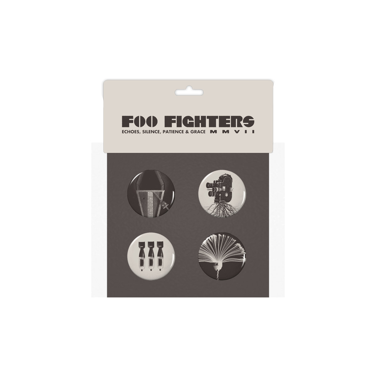 Echoes, Silence, Patience & Grace Button Pack-Foo Fighters UK Store