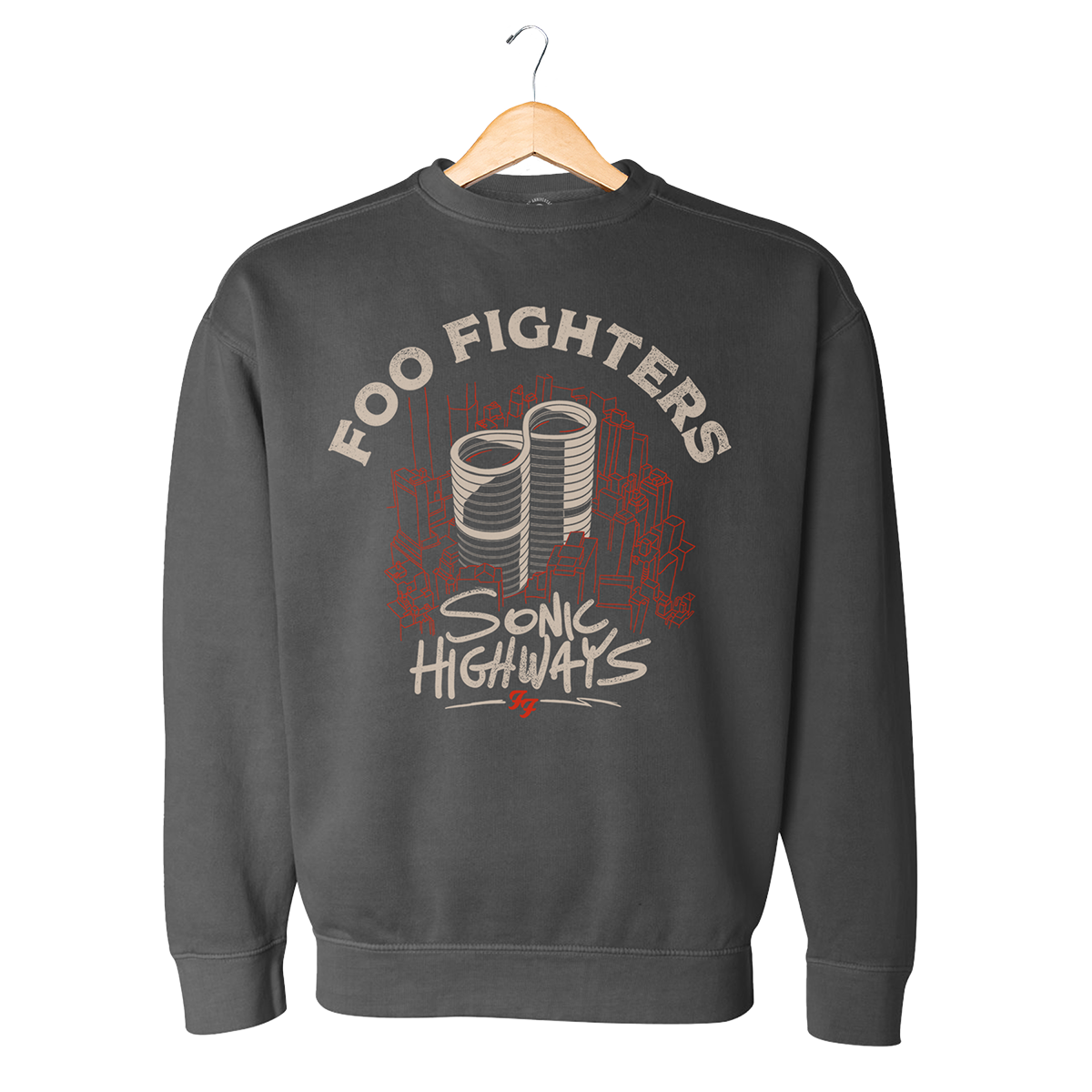 Sonic Highways Crewneck Sweatshirt-Foo Fighters UK Store